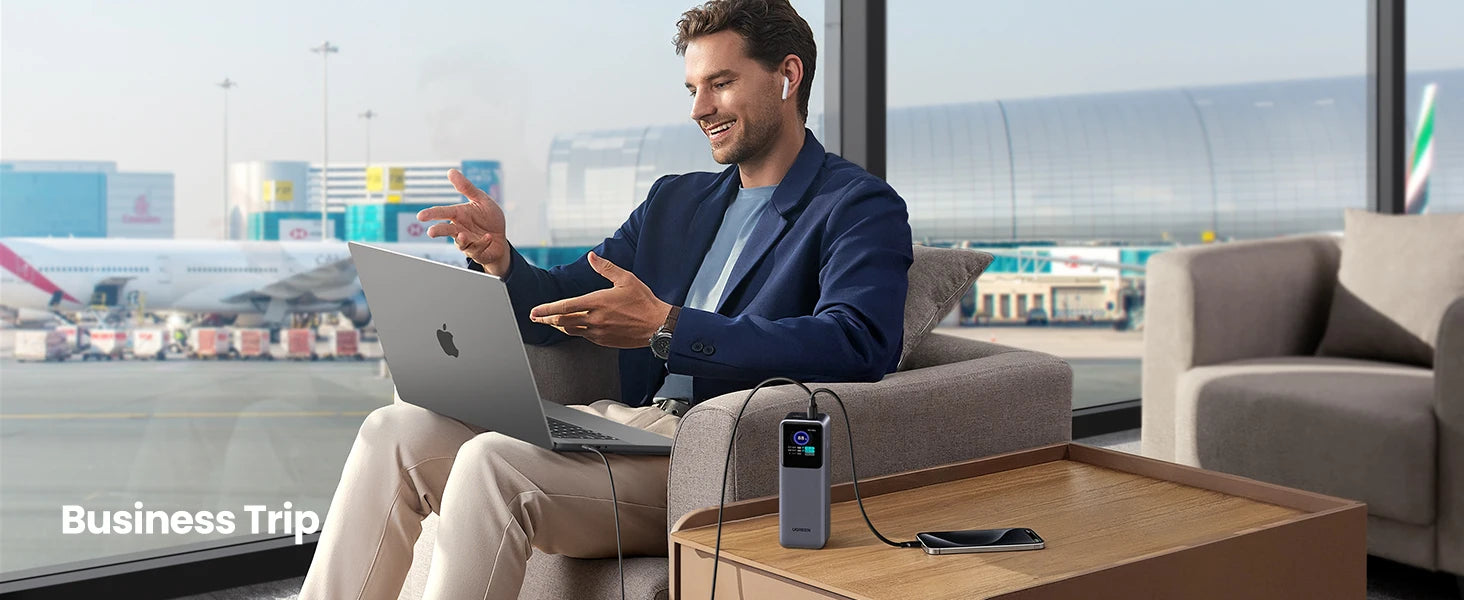 200W High Capacity Power Bank for Laptops and USB-C Devices Tidesmit