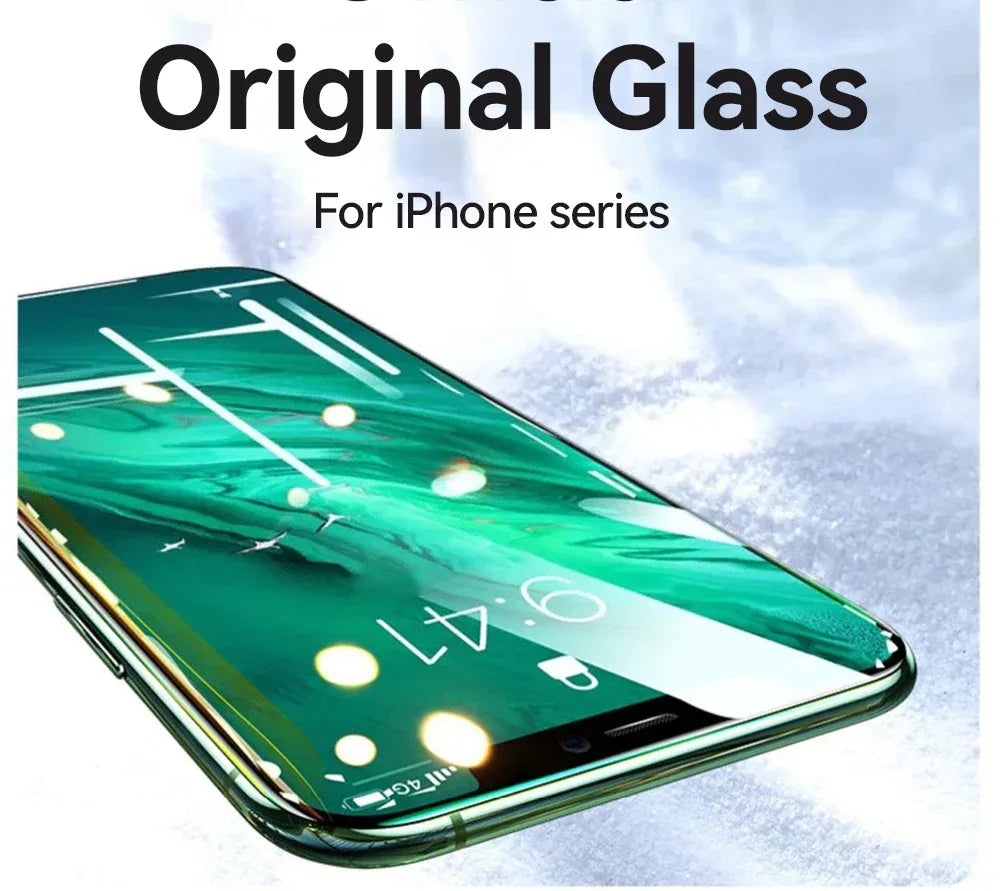 iPhone 15 Screen Protector Tempered Glass 9H Hardness Case Friendly 3pcs Tidesmit