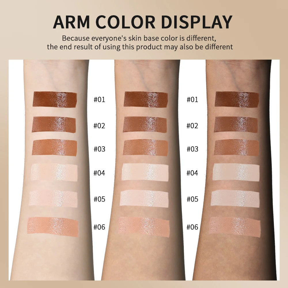 Tidesmit foundation stick serum balm texture close-up showing silky moisturizing coverage for even skin tone