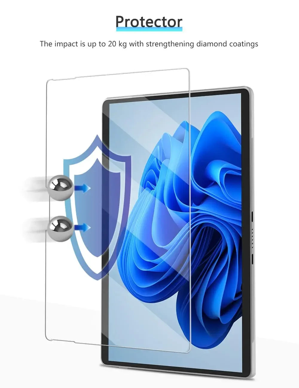 Tempered Glass Screen Protector for Microsoft Surface Pro & Surface Go Tidesmit