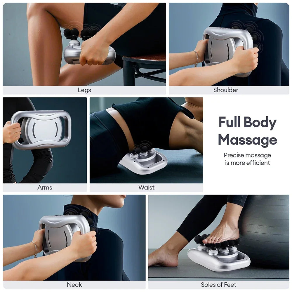 Fascia Gun Deep Tissue Massager – 24 Massage Heads – Tidesmit Fascia Gun Tidesmit