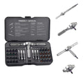 74 In 1 Ratchet Screwdriver Set Magnetic Precision Bit Kit Detachable T Handle Portable Repair Tool for Phone Laptop Computer Eyeglasses Bicycle Electronics DIY Home Maintenance Multi Function Hand Tools Torx Hex Phillips Scr