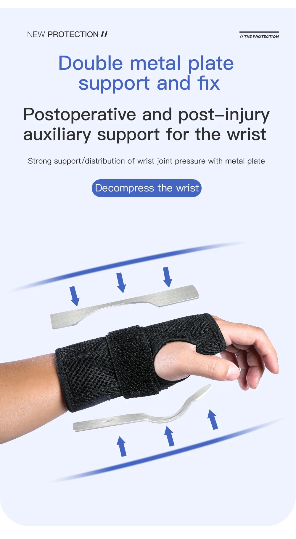 Breathable Wrist Support Professional Splint Wrist Brace Protector Band Arthritis Carpal Tunnel Hand Sprain Tendinitis Wristband
