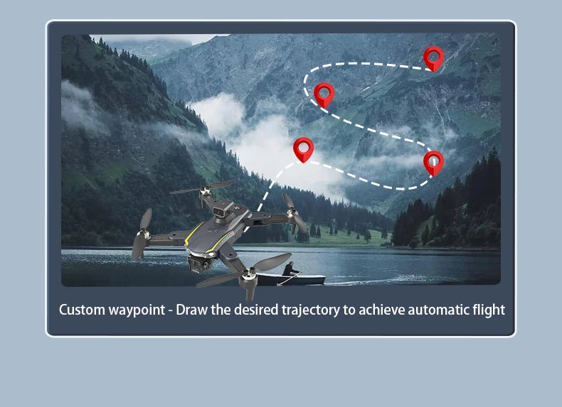Tidesmit GPS Camera Drone with Obstacle Avoidance and Dual 6K Lens Tidesmit