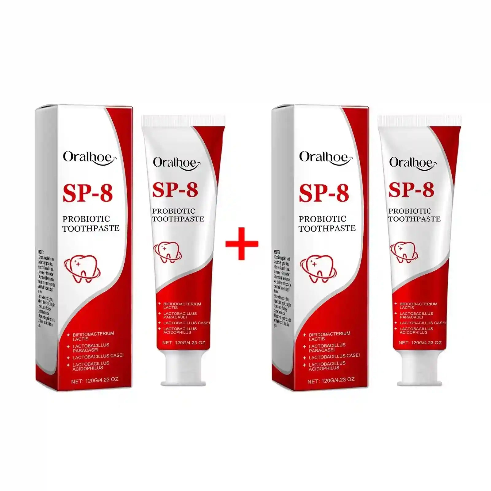 Tidesmit Sp-8 Probiotic Whitening Toothpaste for fresh breath, deep cleaning, and removing plaque stains.