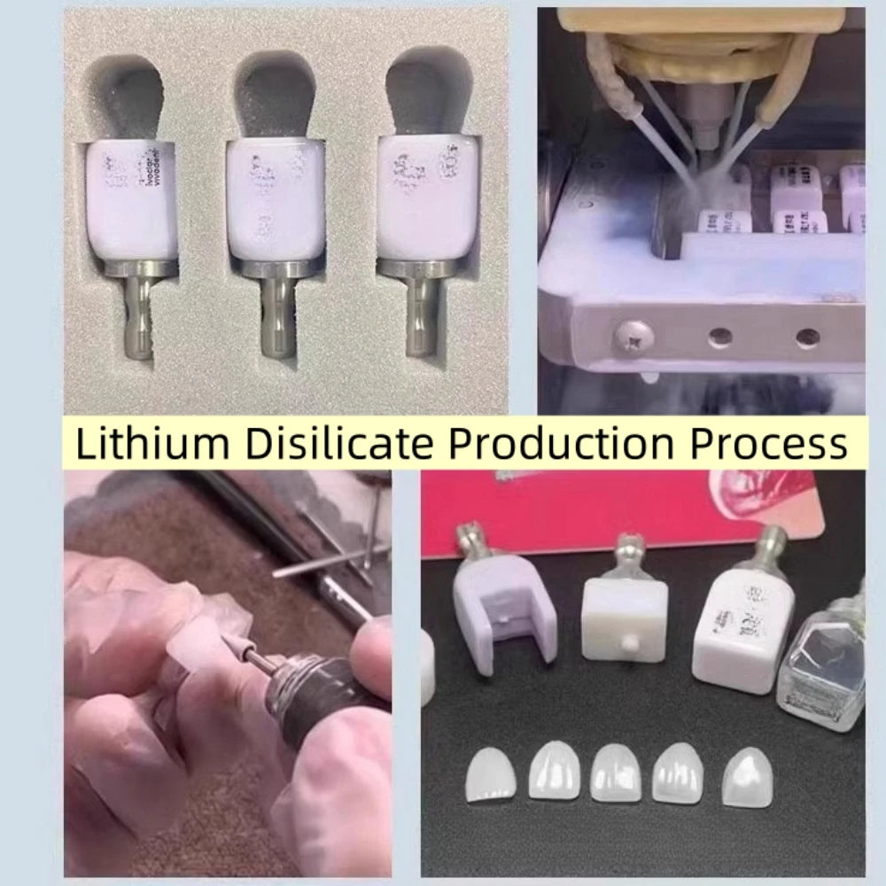 30PCS Lodden Lithium Disilicate C14 Dental Lab Glass-matrix Ceramics Block Chairside Restoration Aesthetics Materials Wholesale