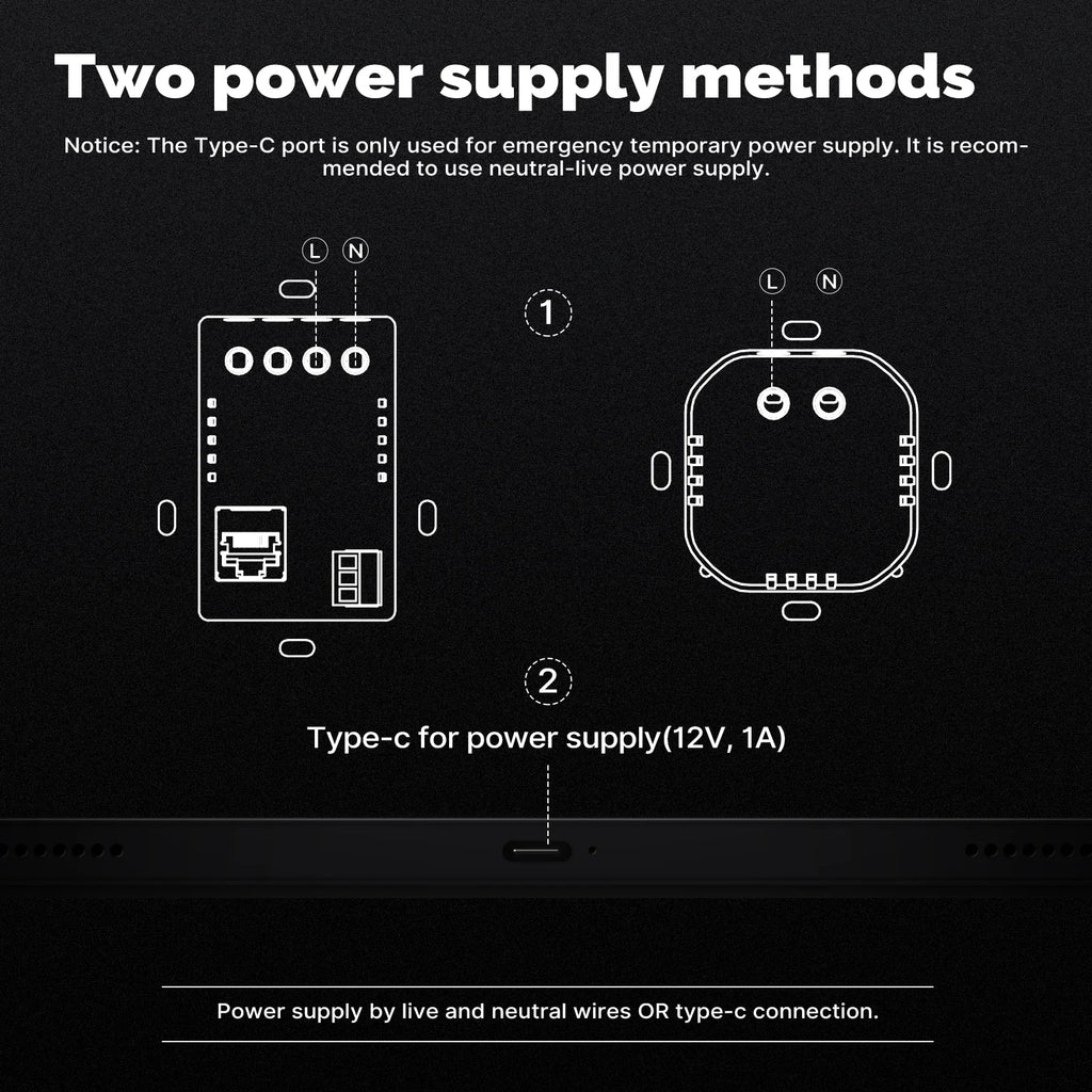 TUYA Smart Home Panel, 10.1" Touch Screen, Built-in Zigbee & Bluetooth Gateway, Intercom Compatible, by MOES