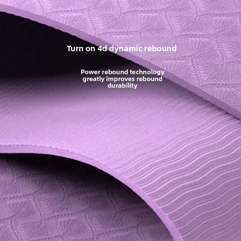 New Able Large Double Yoga Mat Thickened 12mm Widened Mat Parent-child Family Fitness Dancing Sound Insulation