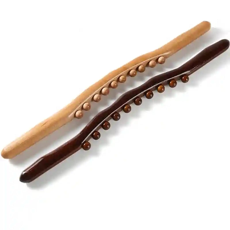 Massage Stick for Back Therapy | Wooden Gua Sha Muscle Relief Roller Massage Roller Tidesmit