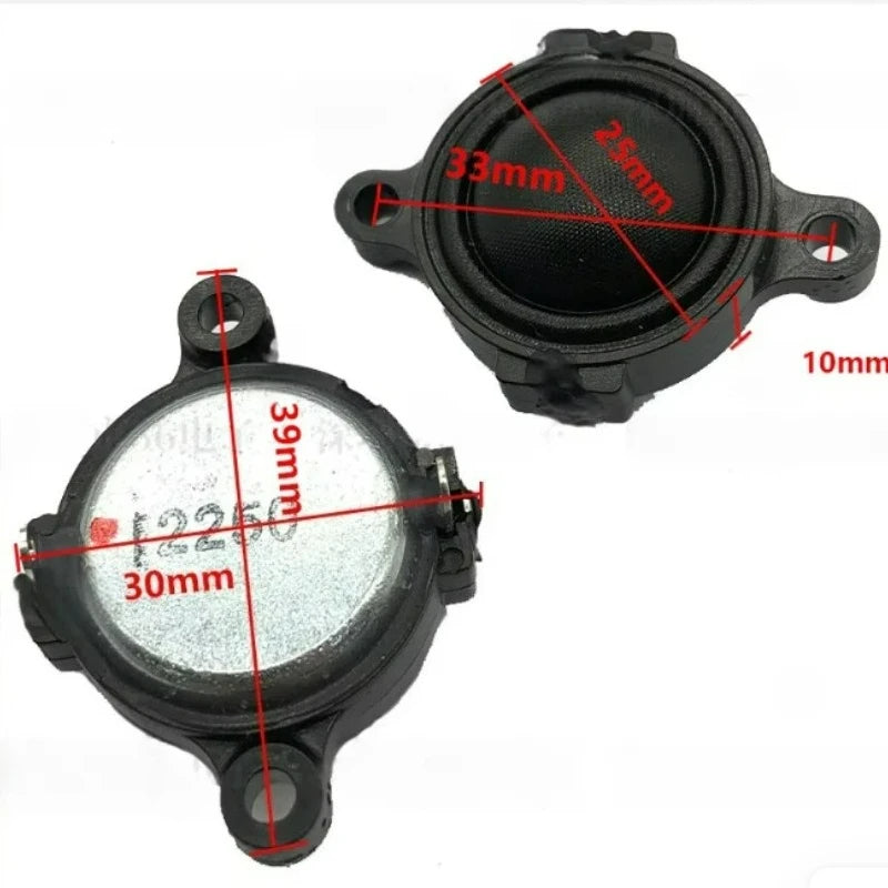 SOTAMIA 2Pcs 25mm Tweeter with Ear 6 Ohm 10W Internal Magnetic Dome Silk Film Smart Audio Speaker Home Theater Sound Speaker