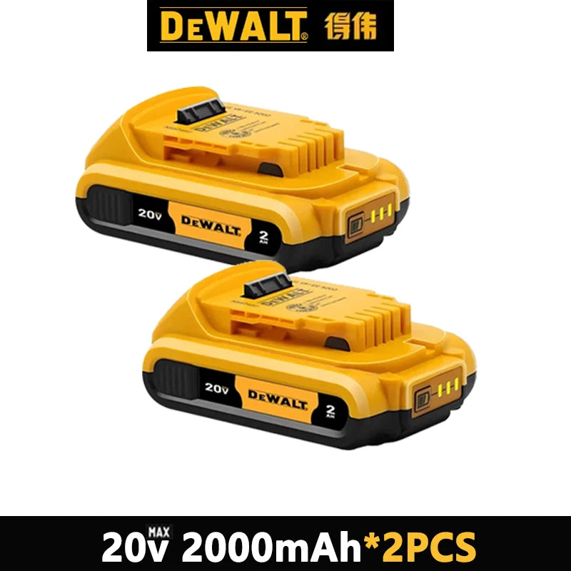 100% Original 20V 6.0Ah MAX Battery Power Tool Replacement For DeWalt DCB184 DCB181 DCB182 DCB200 20V 5A 6A 18Volt 20v Battery
