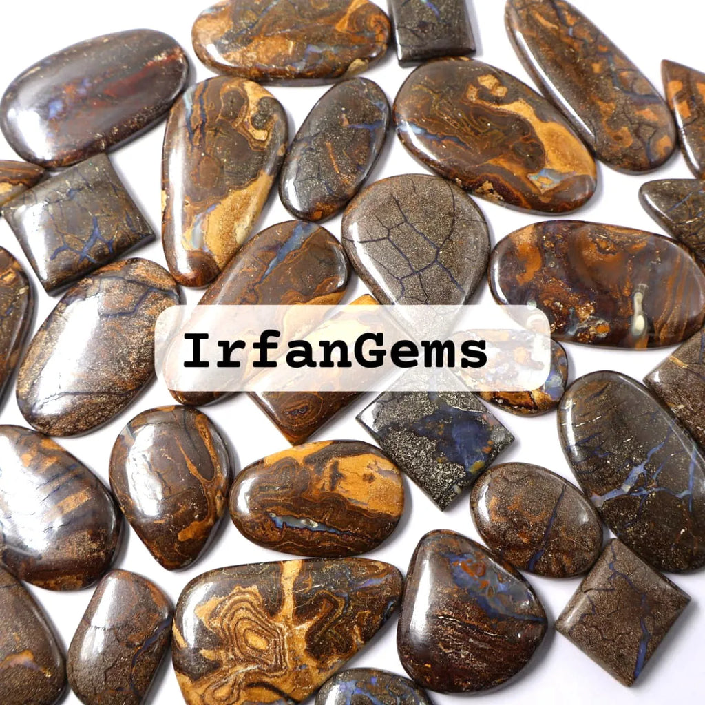 High Quality Natural Boulder Opal Semi-Precious Stone Oval Cut Boulder Opal Cabochon for Jewelry Use High Quality Wholesale Opal