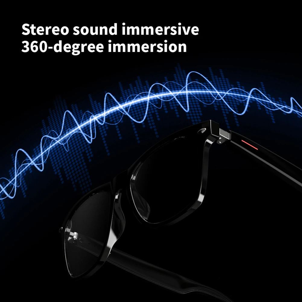 Camera Glasses With Audio Recording - Sport Smart Glasses for Outdoors Tidesmit