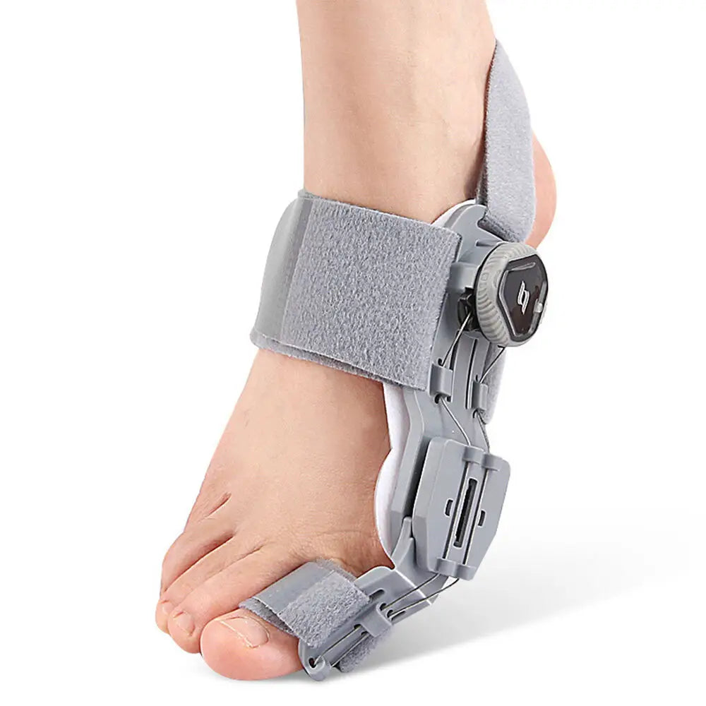 Bunion Corrector Adjustable Toe Straightener for Foot Pain Relief Relaxation Treatment Grey-1Pcs Tidesmit