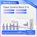 R Rachcera Lithium Disilicate C14 Dental Glass Ceramic Blocks 5Pcs/Box Veneer Inlays Crowns Material for CAD CAM Dental Lab Use