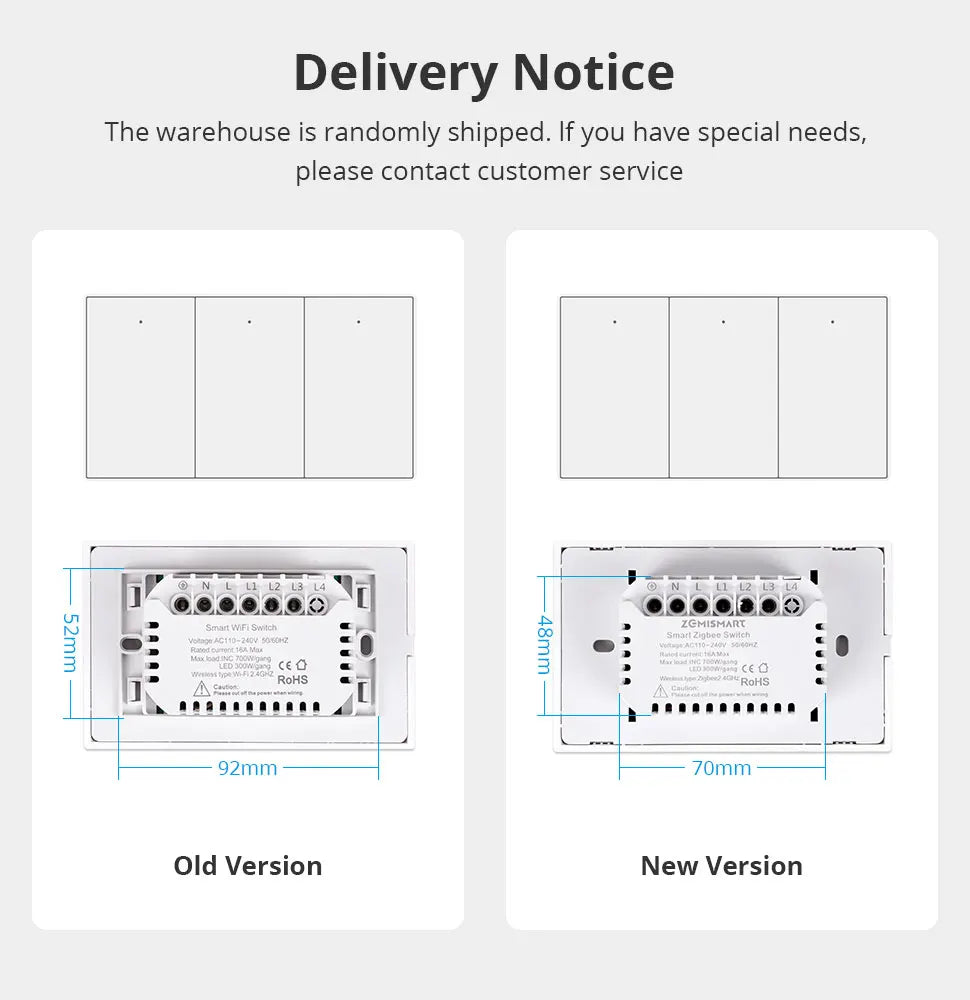 Zemismart Zigbee US Wall Light Switch Work with Tuya Smart Life APP No Neutral Interruptor Timer Alexa Google Home Voice Control