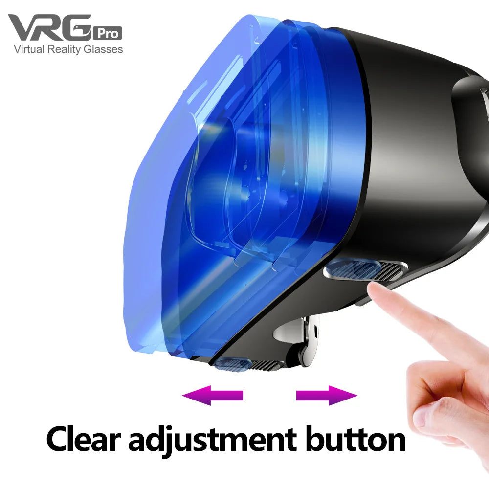 VR Headset for Smartphones with Adjustable Lenses - Tidesmit Tidesmit