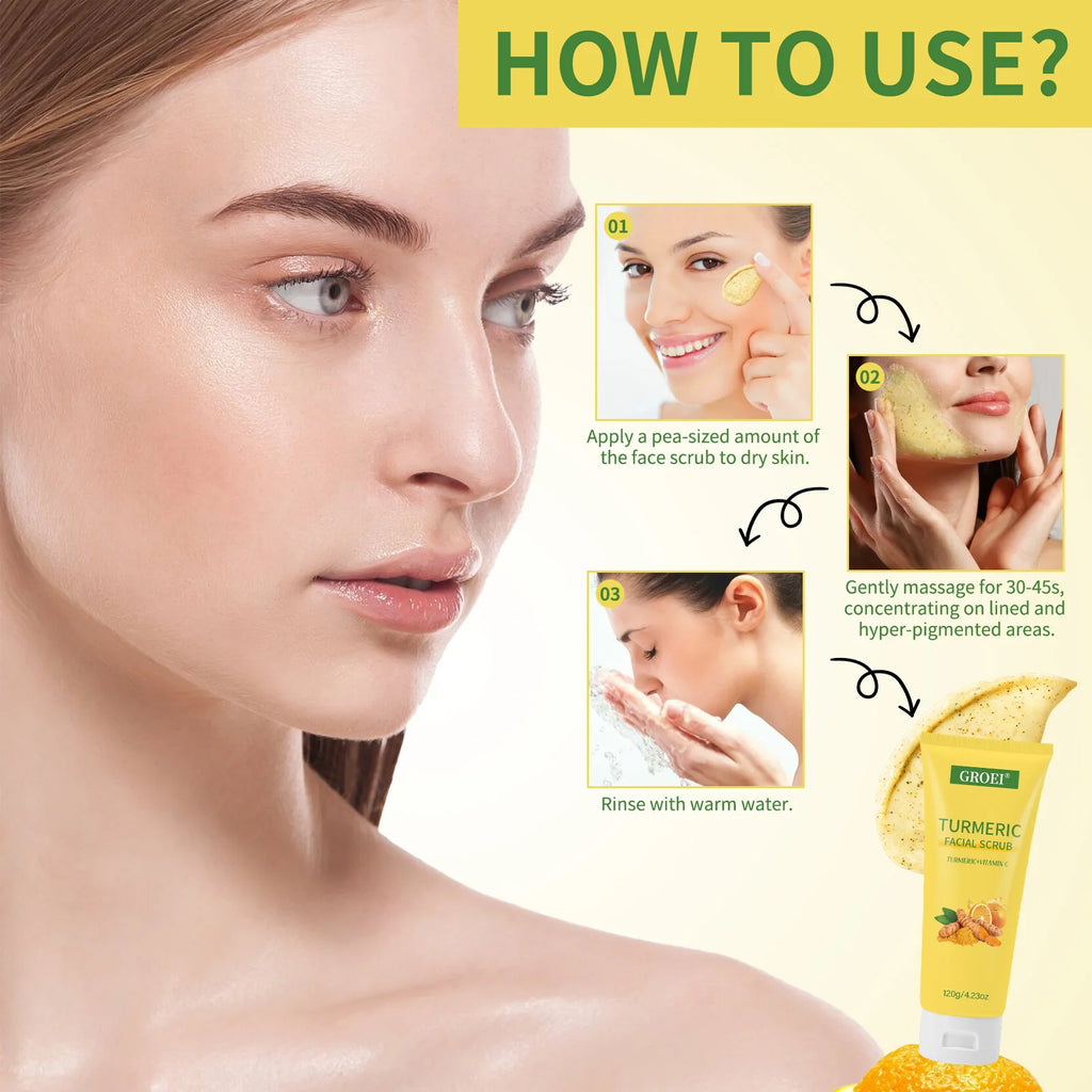 Turmeric Brightening Gel | Pore Minimizing Treatment 120g Scrubs Treatments Tidesmit