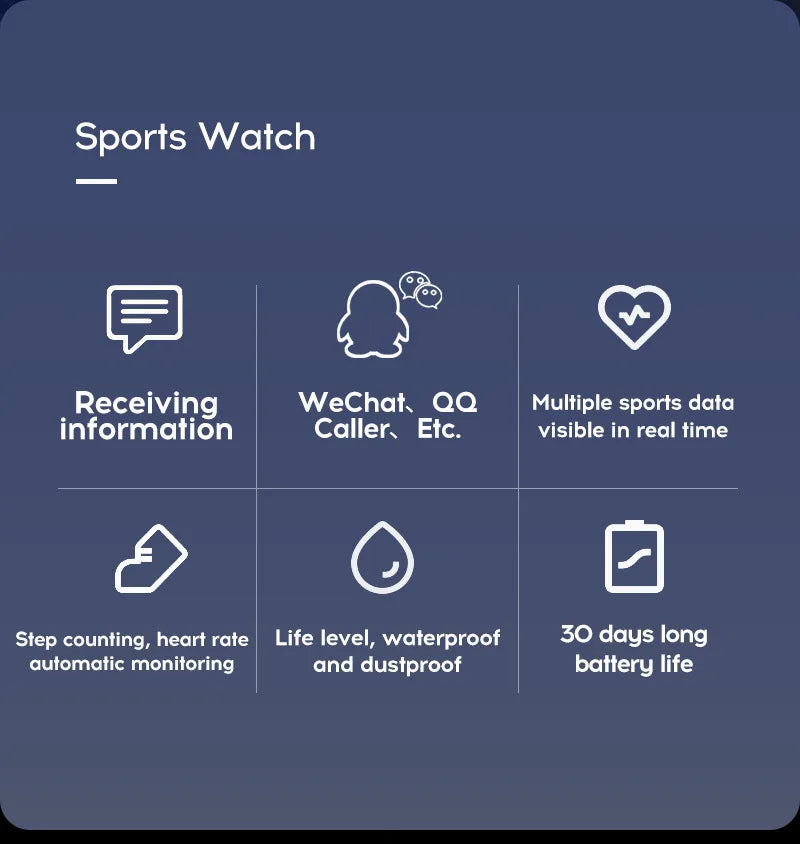 Y68 Smart Watch Bluetooth Fitness Tracker Adult Sports Watch Heart Rate Monitor Blood Pressure Smart Bracelet for Android iOS