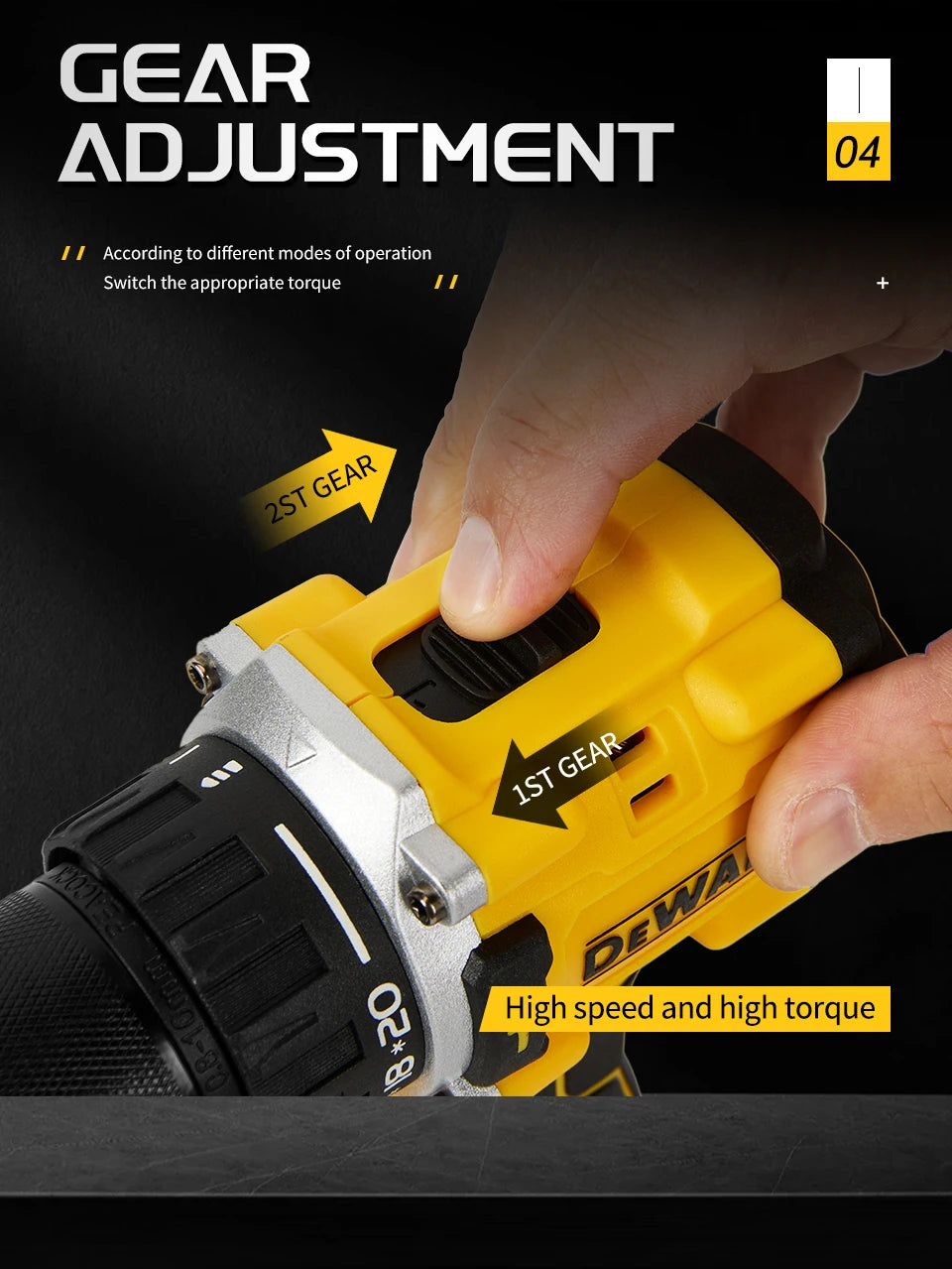 DeWalt DCD805 20V Brushless Chave De Fenda, Broca Compacta ou Ferramentas Driver Bateria Chave De Impacto, Ferramenta Elétrica