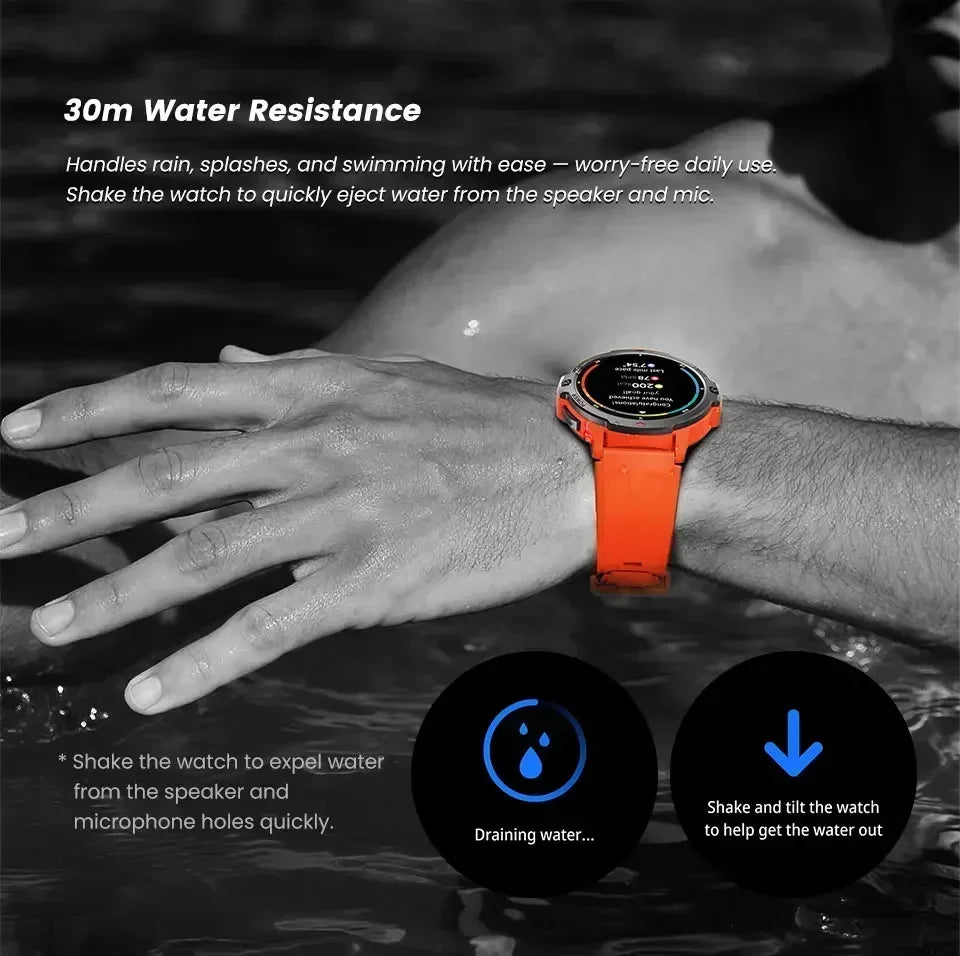 2026 NEW GPS Smartwatch 1.46 Inch 3ATM Waterproof 6-Axis Gyroscope Sports Watch for Men Women Android Fitness Tracker