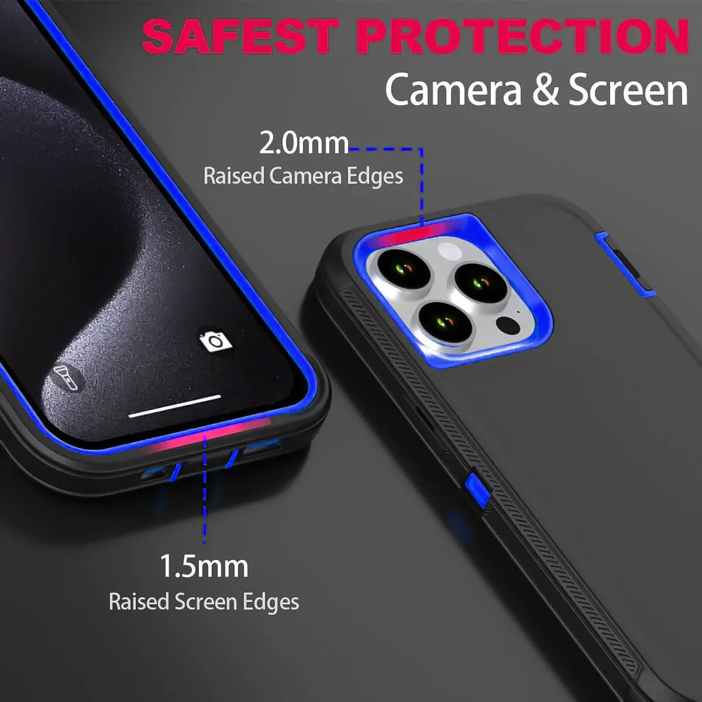 iPhone 17 Pro Max Shockproof Case with Integrated Kickstand - Tidesmit Tidesmit