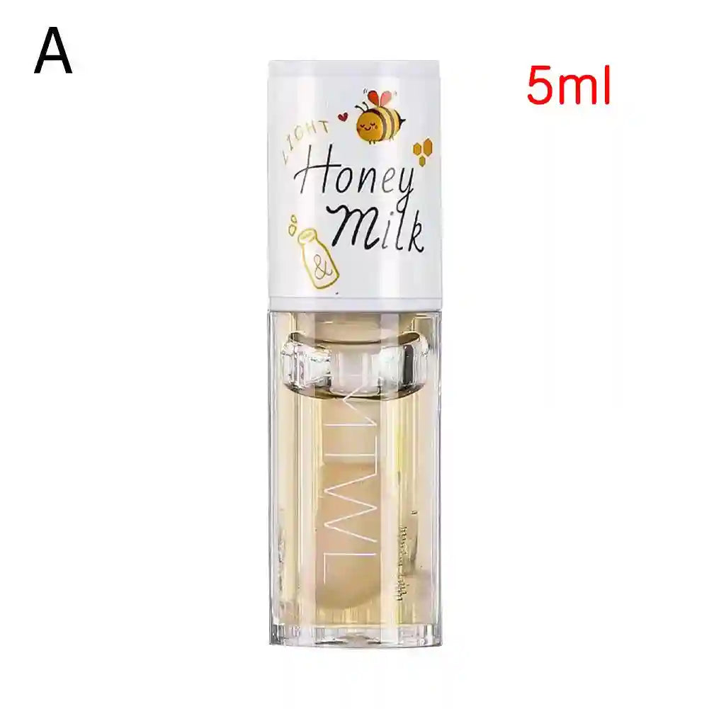 Honey Peach Lip Oil - Moisturizing Lip Serum for Daily Hydration Lip Care A Tidesmit