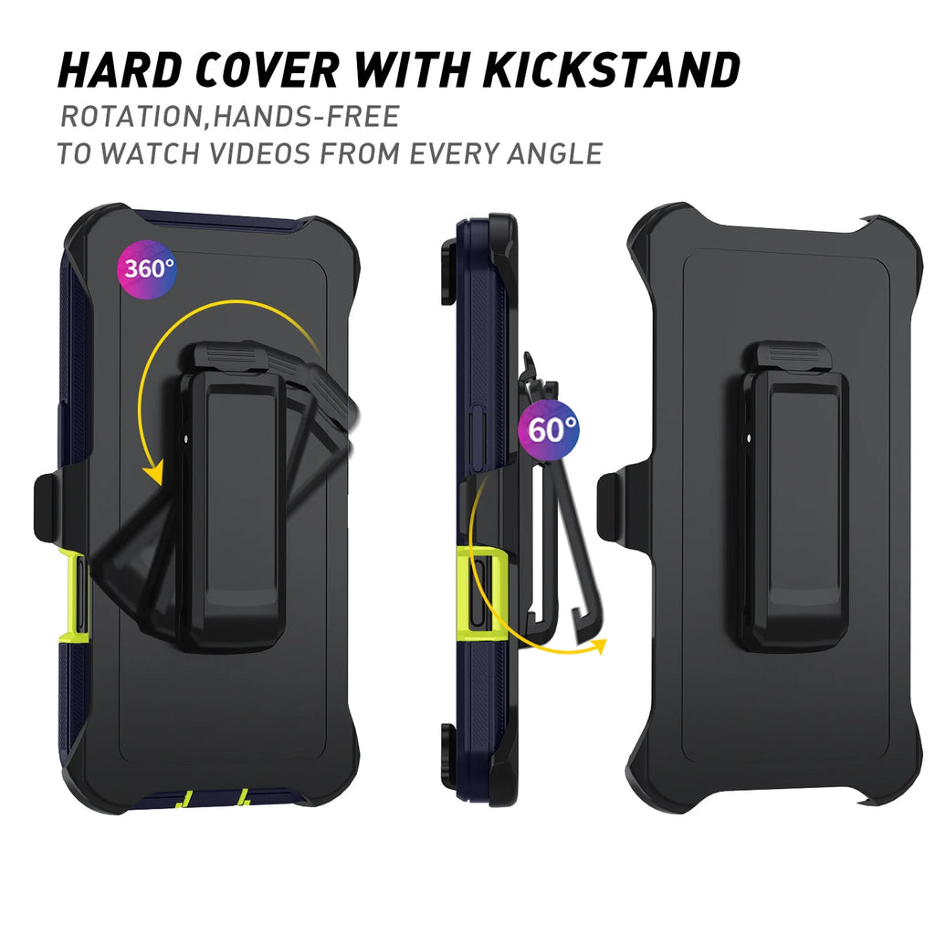 iPhone 17 Pro Max Shockproof Case with Integrated Kickstand - Tidesmit Tidesmit