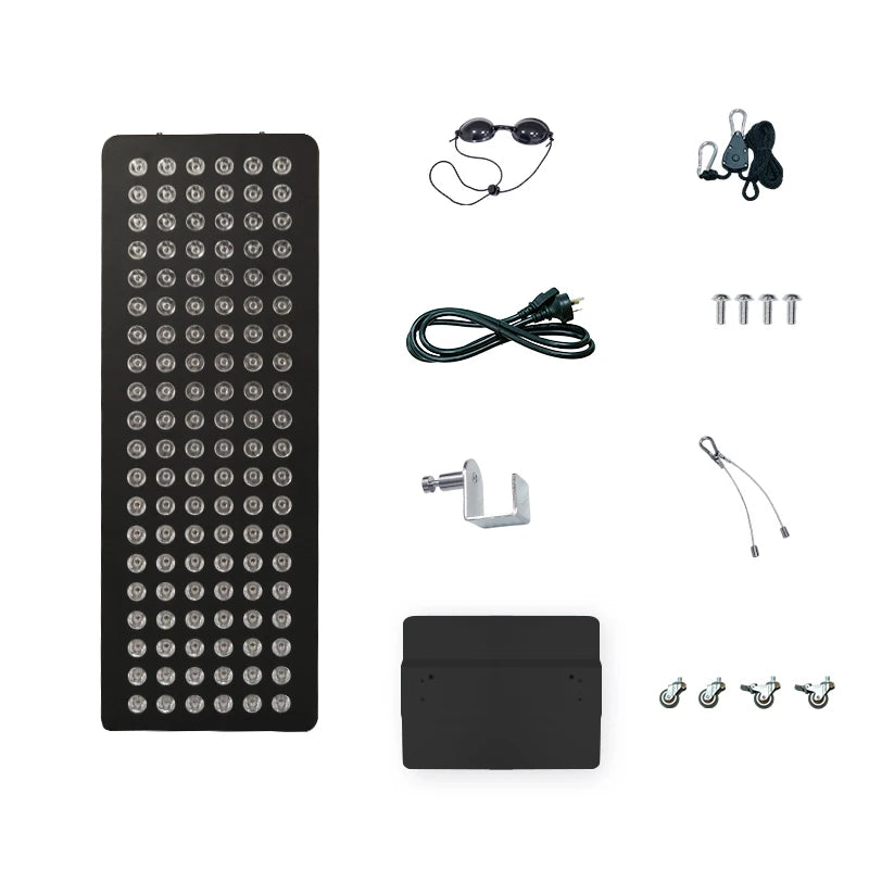 Medical Grade Red Light Therapy Panel For Face Body Dual Chip 630 660 670nm & 810 830 850 1060nm Near Infrared LED Beauty Device