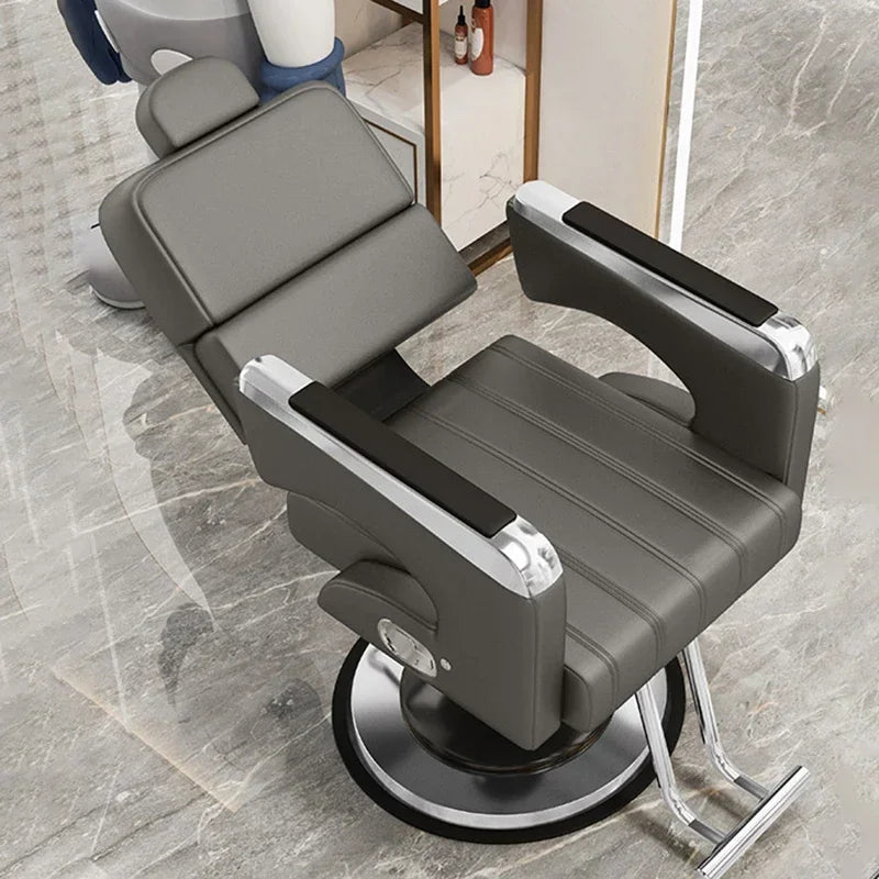Barber Chair 360° Hydraulic Reclining Salon Station - Durable EU Design Massage Chairs Style-14 Tidesmit