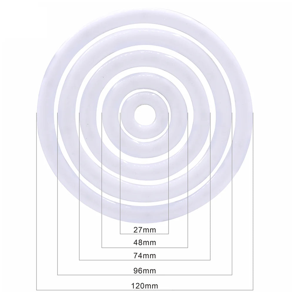 WS2812B COB Pixel Ring Light  27/48/73/96/120mm Individually Addressable WS2812 IC Smart DC5V RGB RING COB  Light Addressable 5V