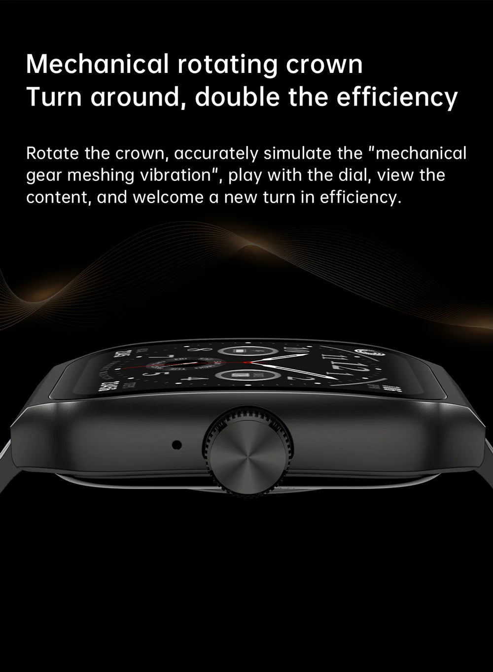 YLL-HRS H99 Smart Fitness Tracker Watch Exercise Record Heart Rate Monitor Sleep Tracker Custom Dial Chronograph Alarm Clock