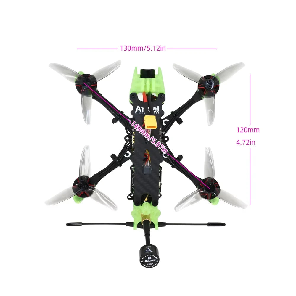 Long Range FPV Drone 3 Inch F405 1505 Motor 4-6S – Precise Flight Tidesmit