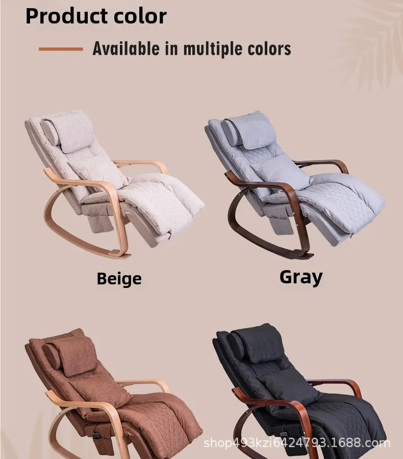 Massage Rocking Chair with Heat Therapy and Electric Reclining - Tidesmit Massage Chairs Tidesmit