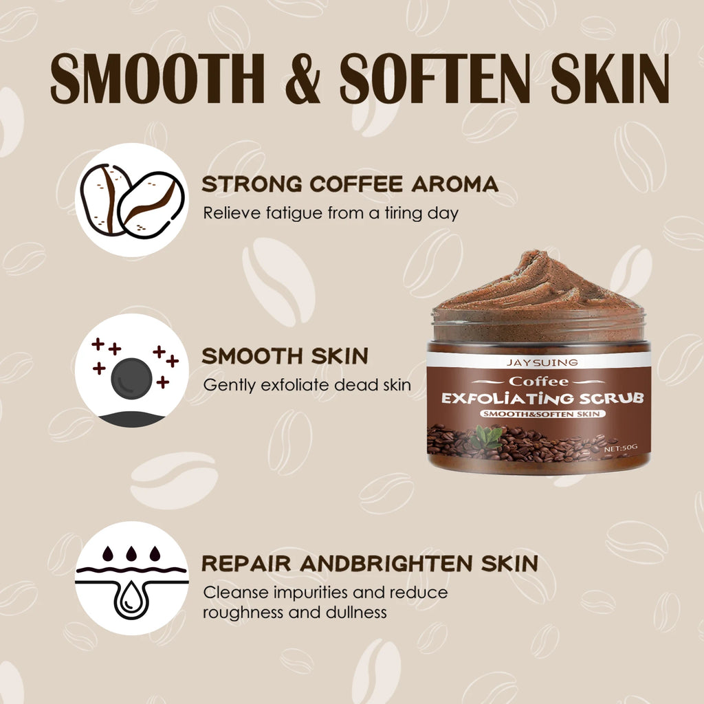 Coffee Body Scrub for Smooth Skin - Salon-Quality Natural Exfoliation (2pcs) Scrubs Treatments Tidesmit