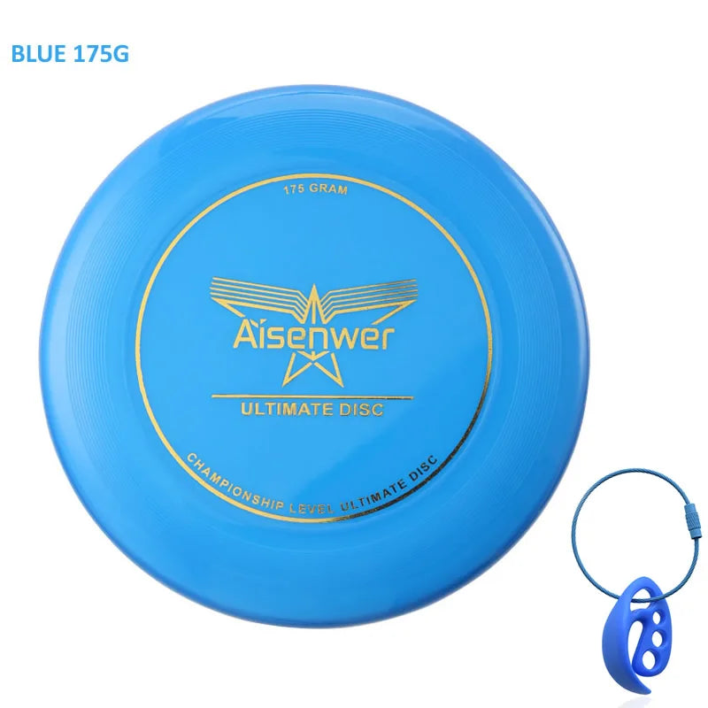 Professional 175g Ultimate Flying Disc Sport Disc Flying Saucer for Adult Teens Kids Pet Outdoor Game with Disc Clasp