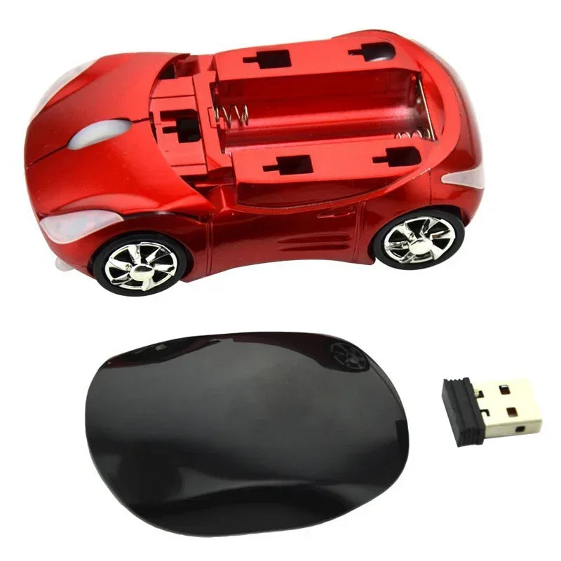 2.4Ghz Wireless Optical Computer Mouse Fashion Super Luxury Car Shaped Game Mice for PC Laptop Portable
