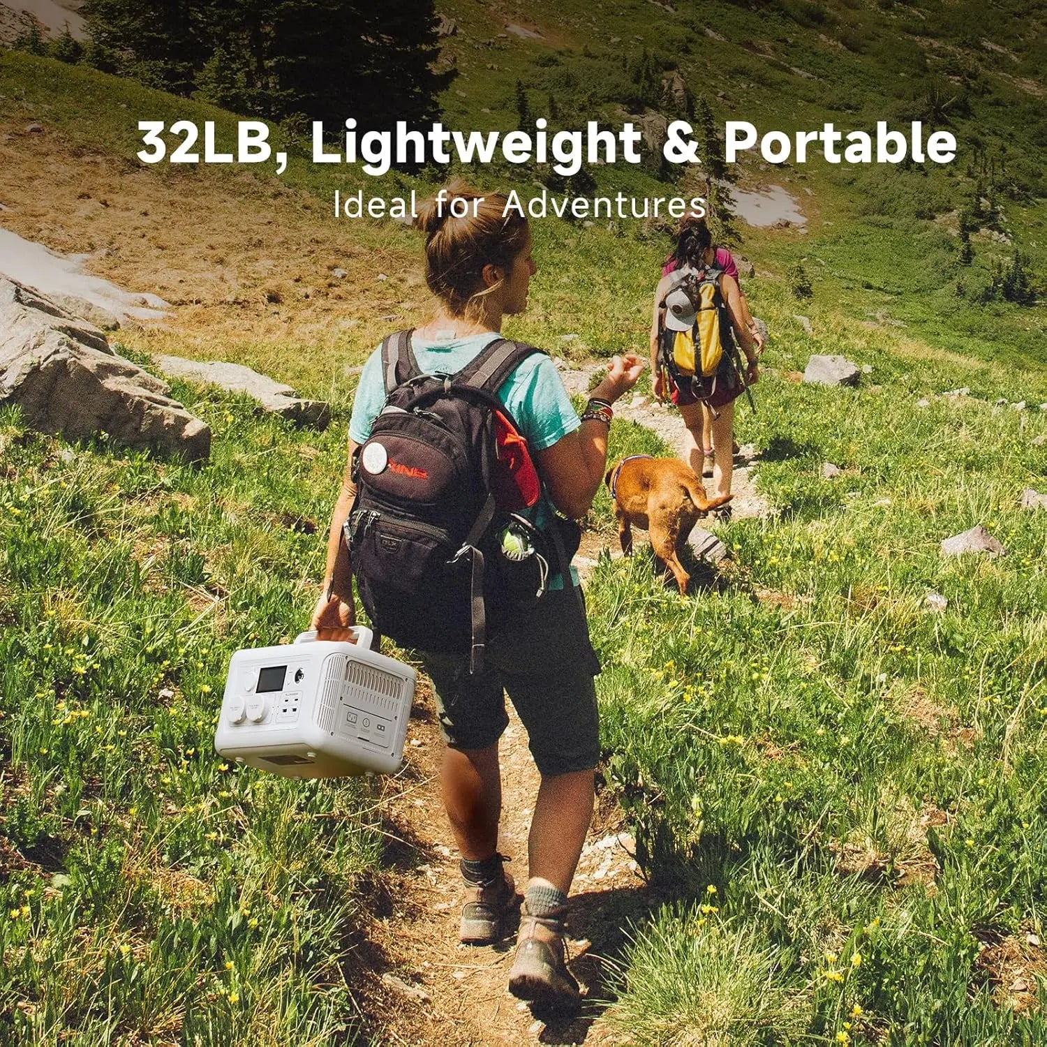 Portable Power Station 600W with 100W Solar Panel - Fast Charging Battery Tidesmit