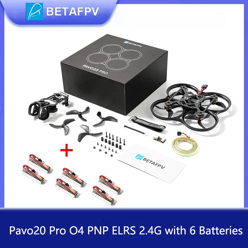 BETAFPV Pavo20 Brushless Whoop Drone O4 ELRS - Professional FPV Quadcopter PNP O4 ELRS 6B China Mainland Tidesmit