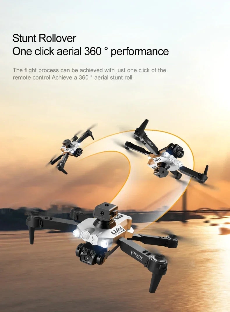 8K GPS Drone with Triple Camera - Obstacle Avoidance & Foldable Design Tidesmit