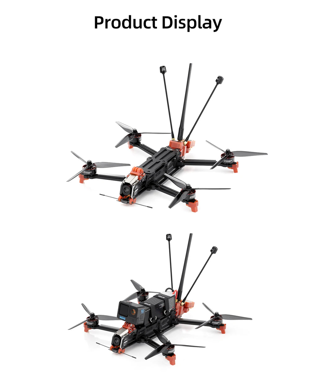 GEPRC MOZ7 V2 7-Inch Long Range FPV Drone - Reliable GPS Cinematic Kit Tidesmit