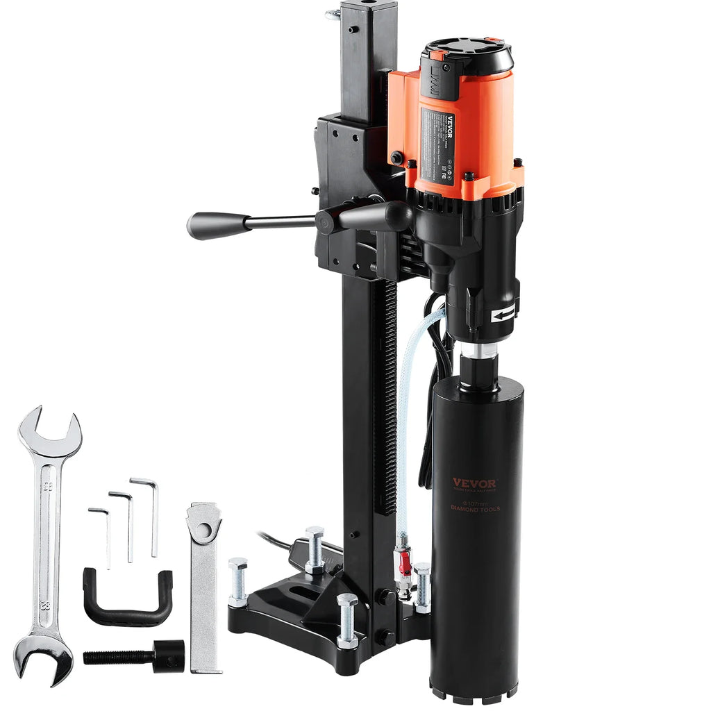 SIHAO 3200W 750RPM Wet/Dry Diamond Core Drill Machine Concrete Core Drill Rig Stand Industrial Wet Electric Core Drilling Machin