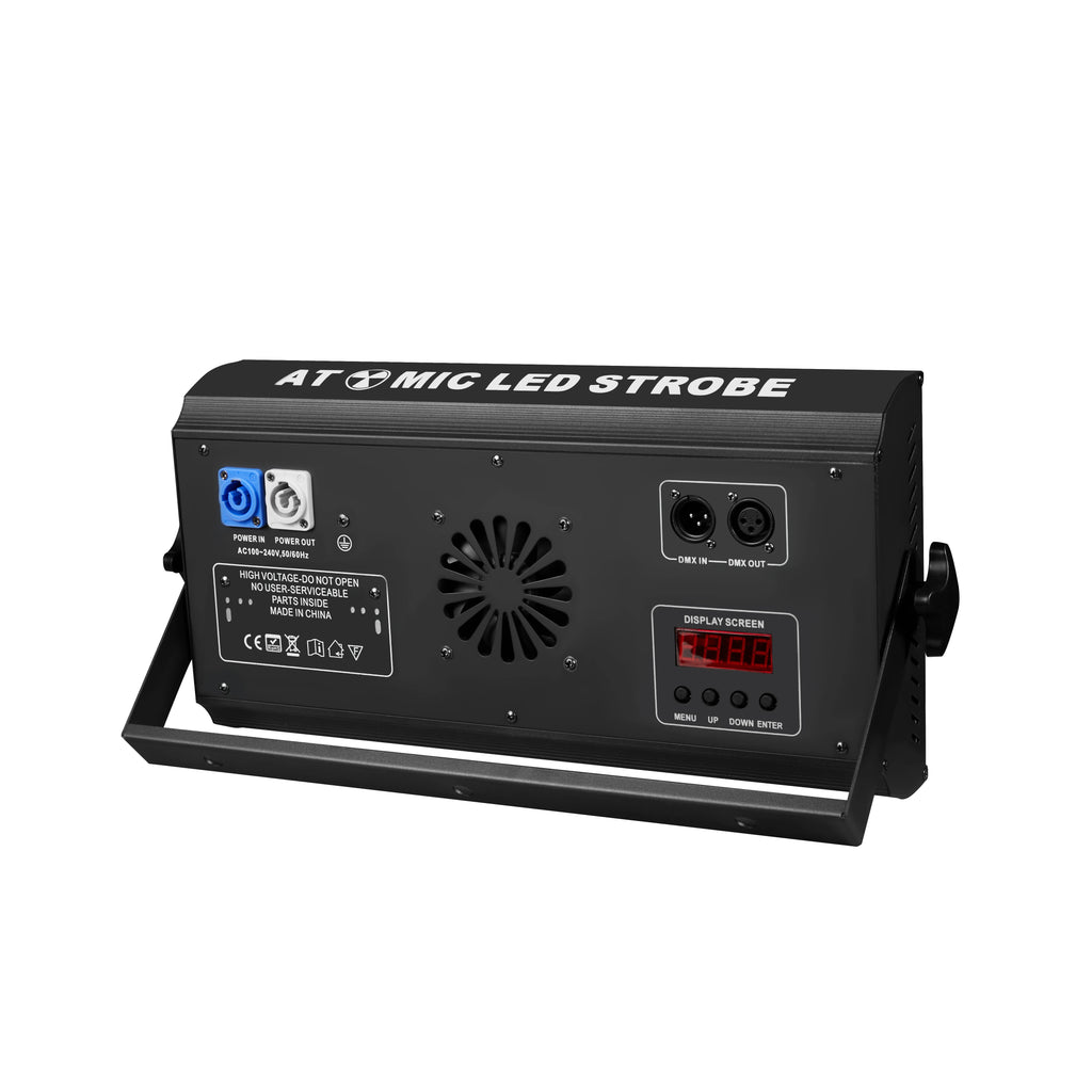 2PCS 250W RGBW LED 4in1 48 Partition Strobe Stage Light DMX512 Super Bright Wash Effect for KTV DJ Events Performances Lighting