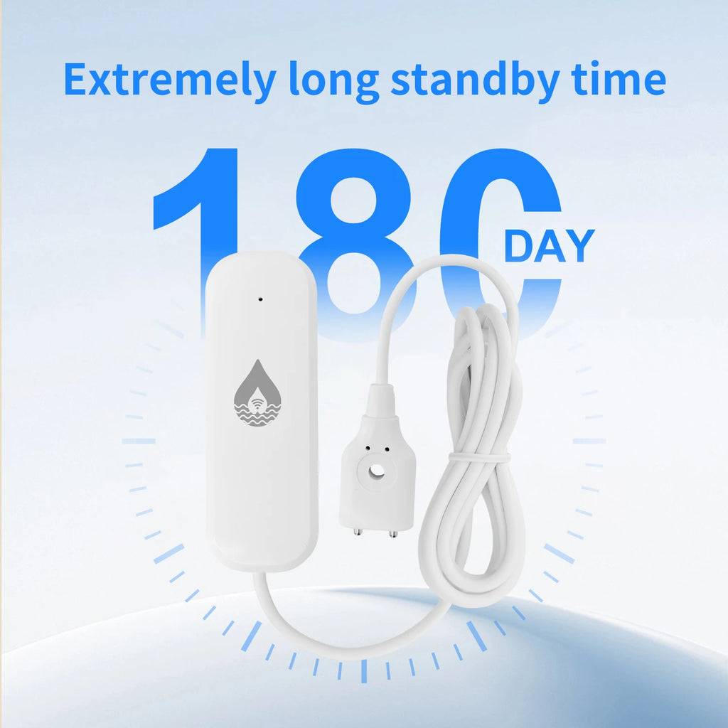 WiFi Water Leak Sensor - Smart Home Flood Alarm System by Tidesmit Tidesmit