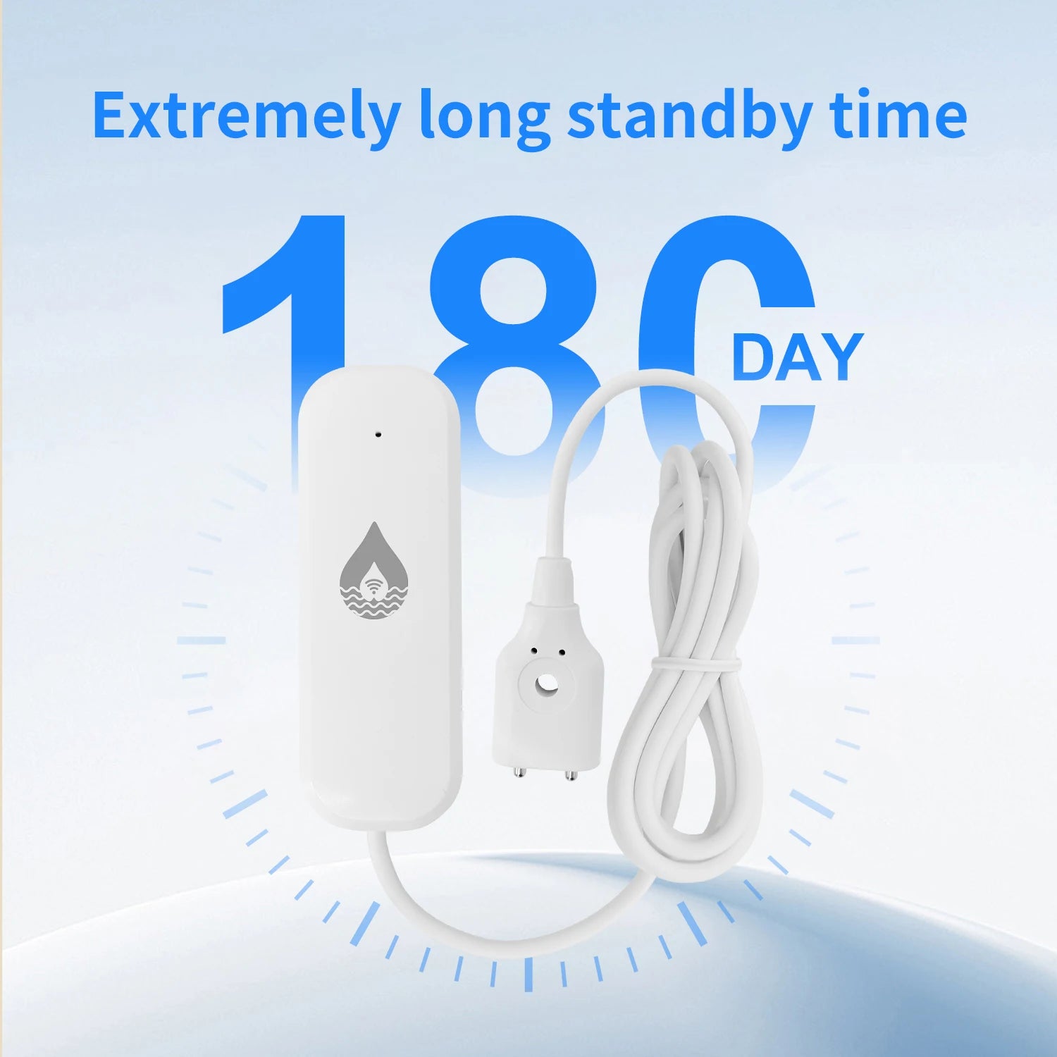 WiFi Water Leak Sensor - Smart Home Flood Alarm System by Tidesmit Tidesmit