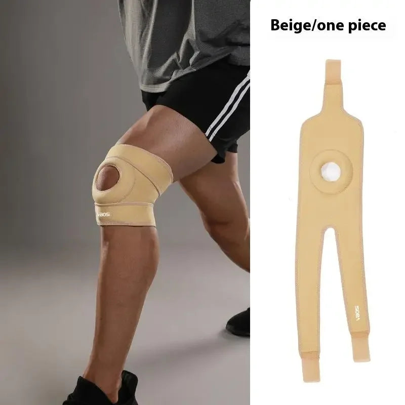 VBOSI Adjustable Open Patella Knee Support Brace Anti-slip Knee Pad for Arthritis Pain Relief Sports Fitness Running