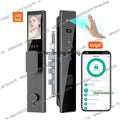 3D Face Recognition Digital Fingerprint Lock With Two-way Audio WiFi Camera Video Call APP Remote Unlock