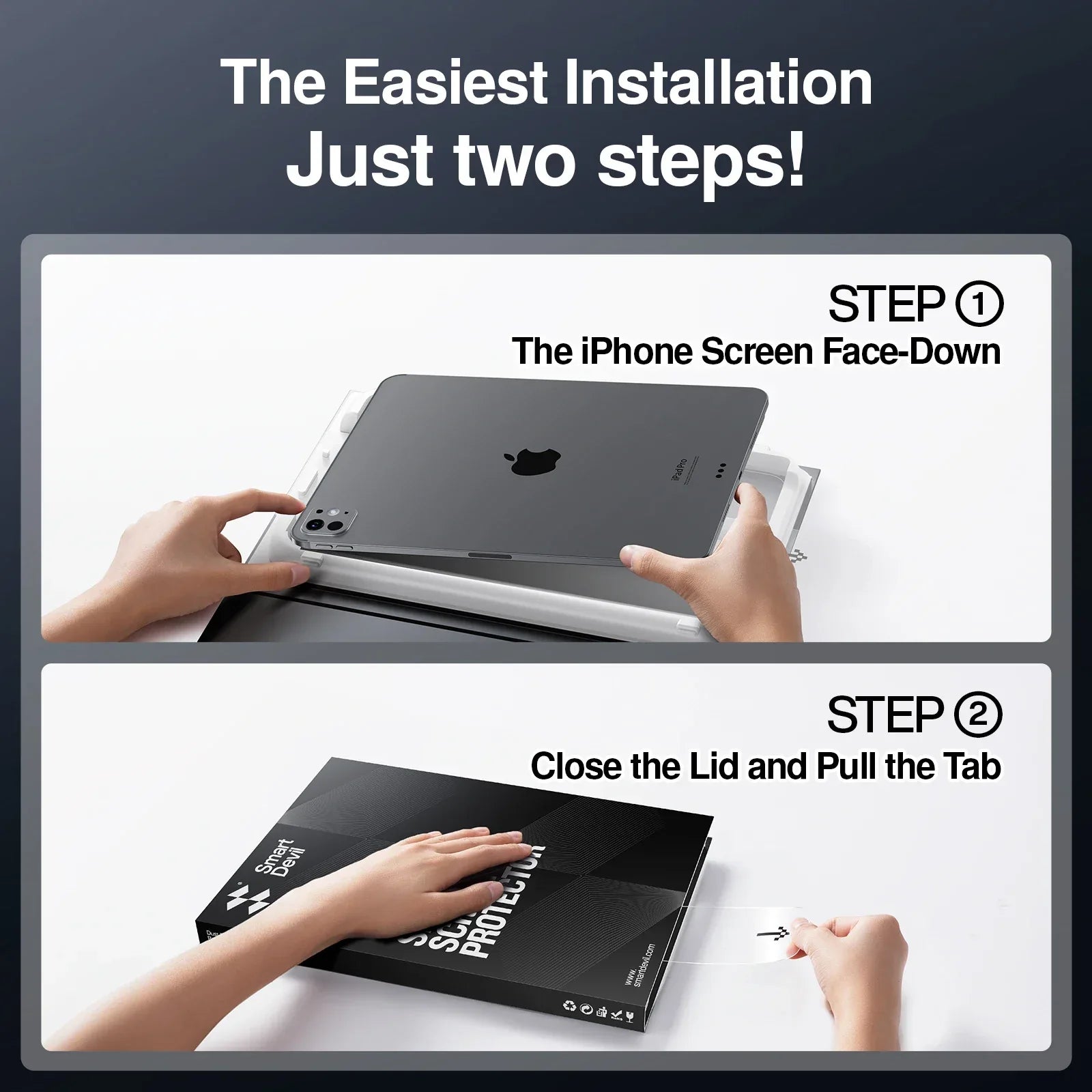 iPad Screen Protector 9H Tempered Glass for iPad Pro, Air, and Mini Tidesmit
