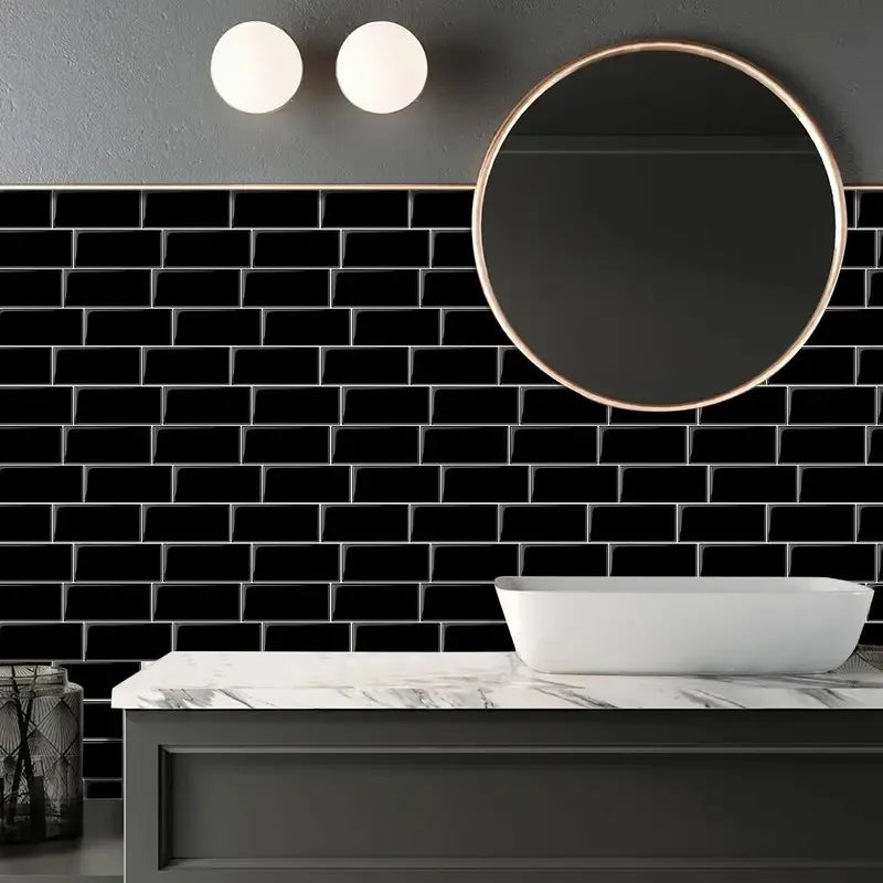 Backsplash Tile for Kitchen Peel and Stick, Self Adhesive Stick on Subway Tiles for Kitchen, Bathroom