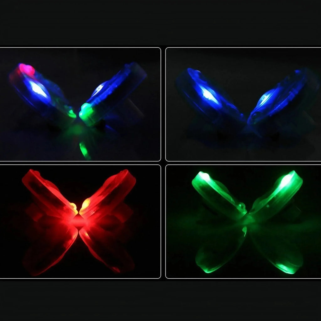 Solar LED Valve Cap Lights - RGB Waterproof Rim Decor for Wheels Tidesmit